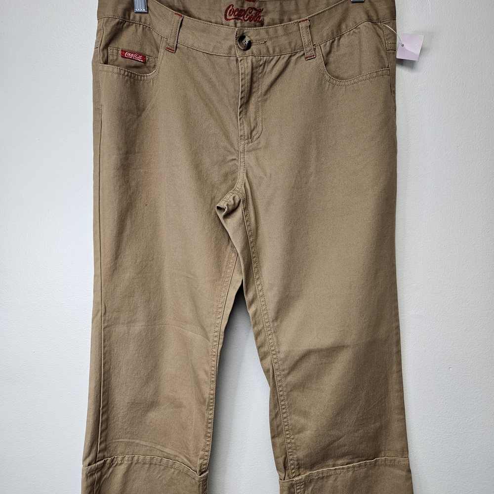 Coca Cola Tan Cropped Pants